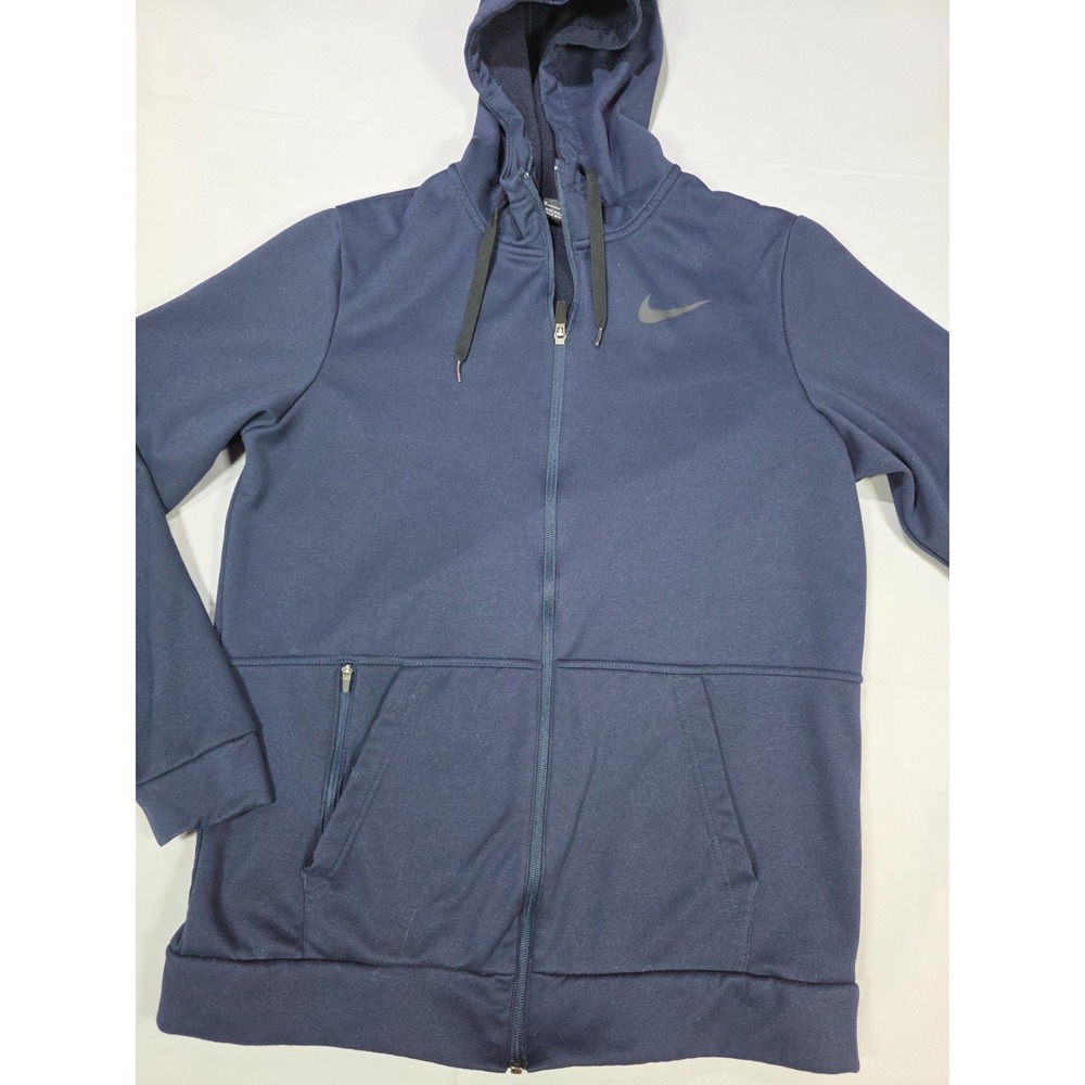 Nike Full Zip Sweatshirt Navy‎ Vintage Medium Swoosh Sporty Vintage 2005